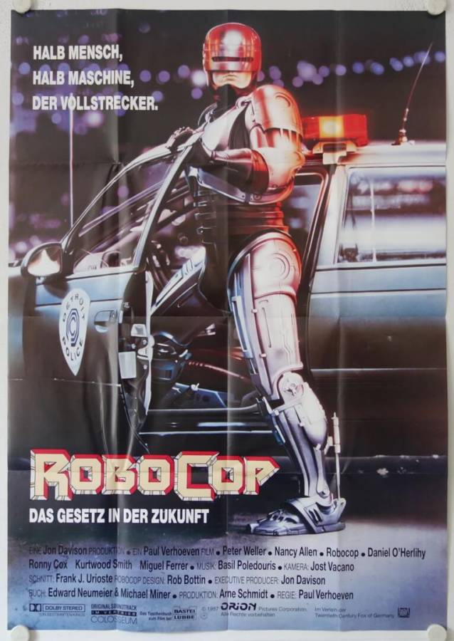 Robocop originales deutsches A0-Filmplakat